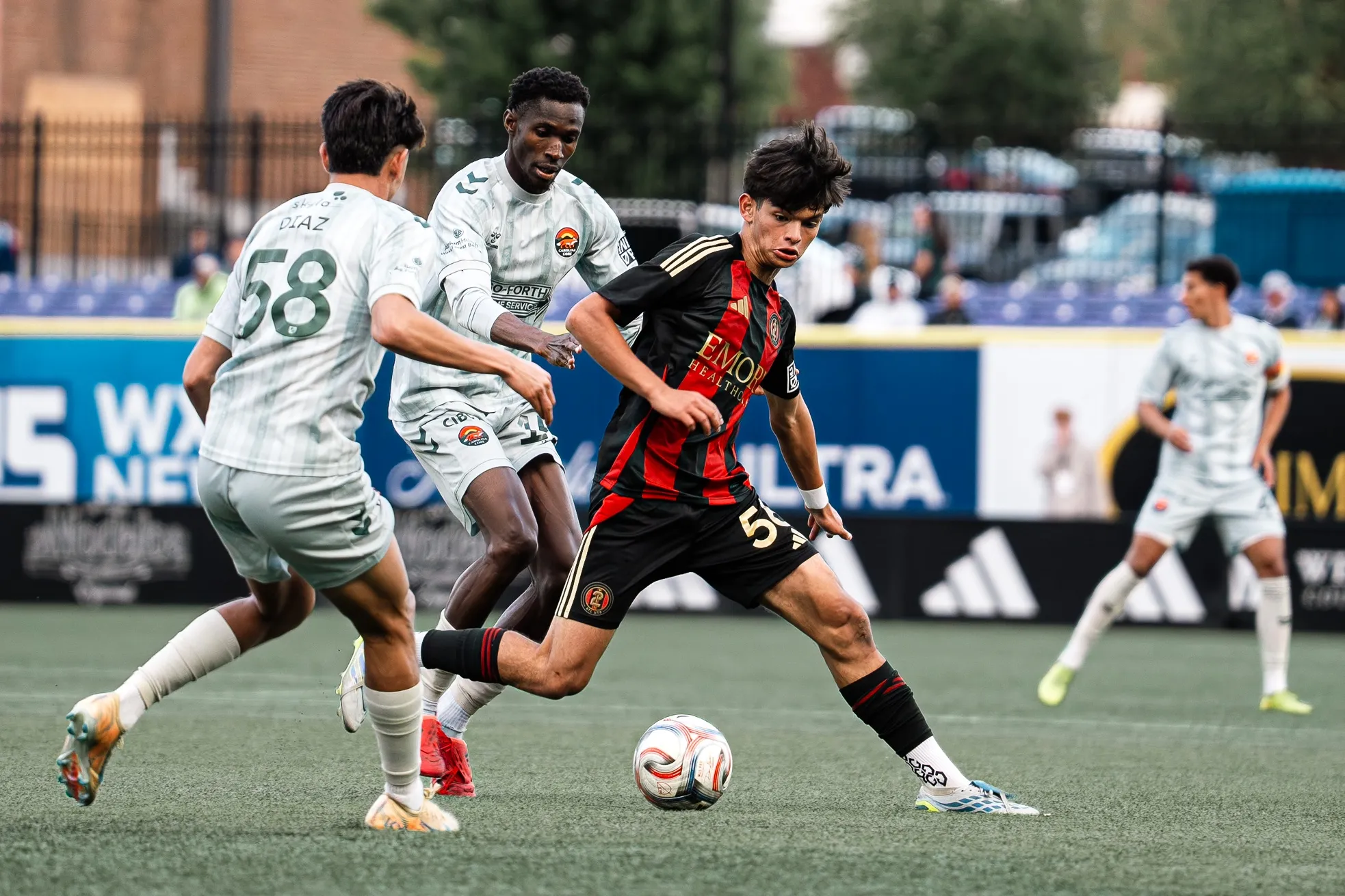 Atlanta United 2 Defeats Carolina Core FC 2–1 due to a Dunbar Brace